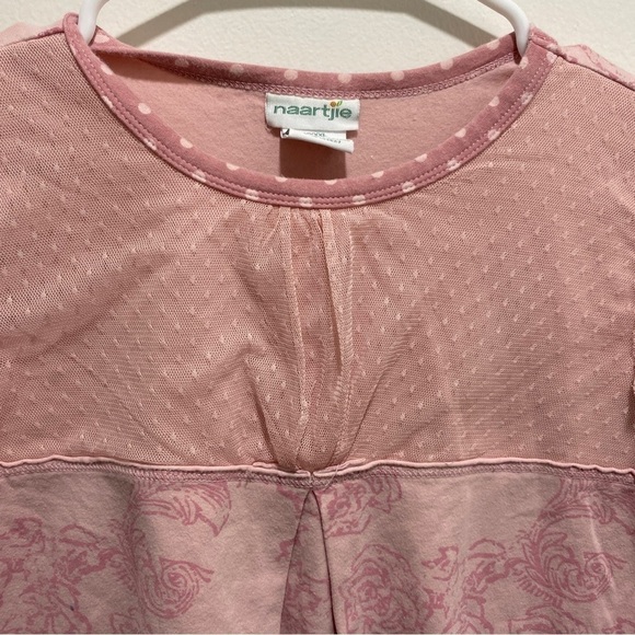 NAARTJIE Girls Top Pink Floral L/s Size Xxxxl 10 RN: 103627 🌟 - Picture 2 of 6